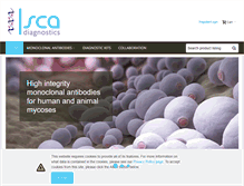 Tablet Screenshot of iscadiagnostics.com
